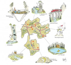 Karte Parc Ela